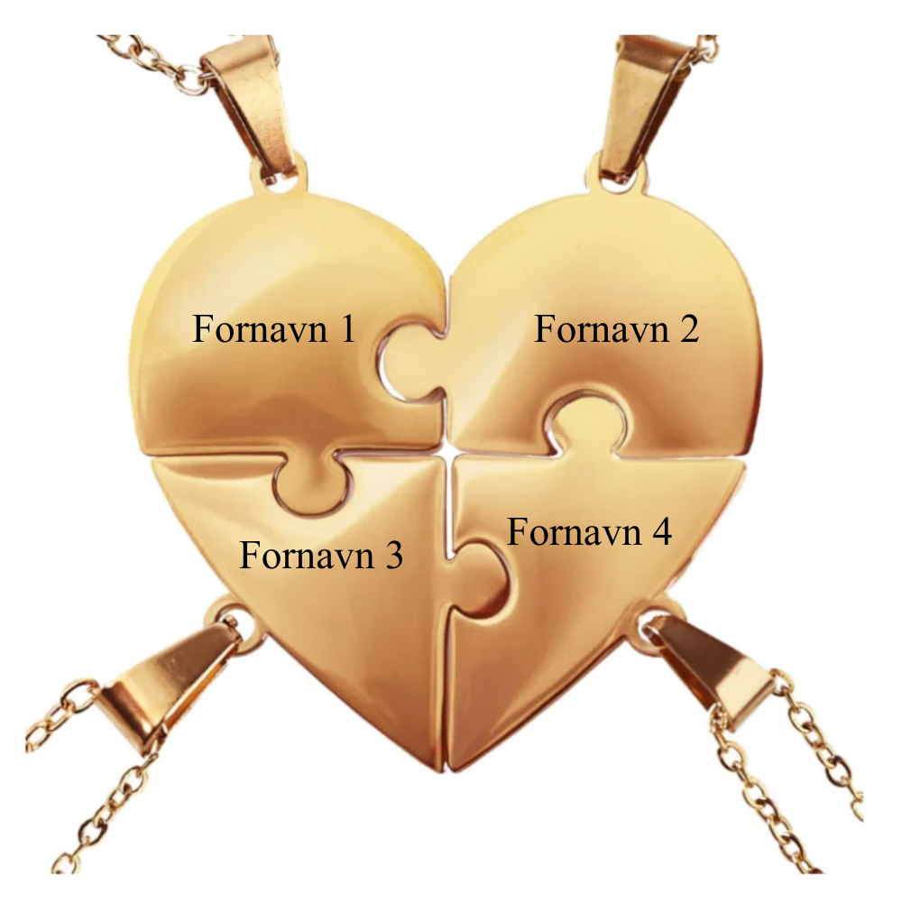 Hjerteformet puslespilskæde My Lovin'®