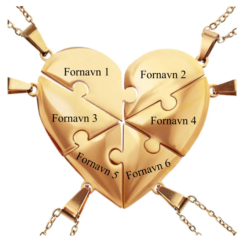 Hjerteformet puslespilskæde My Lovin'®