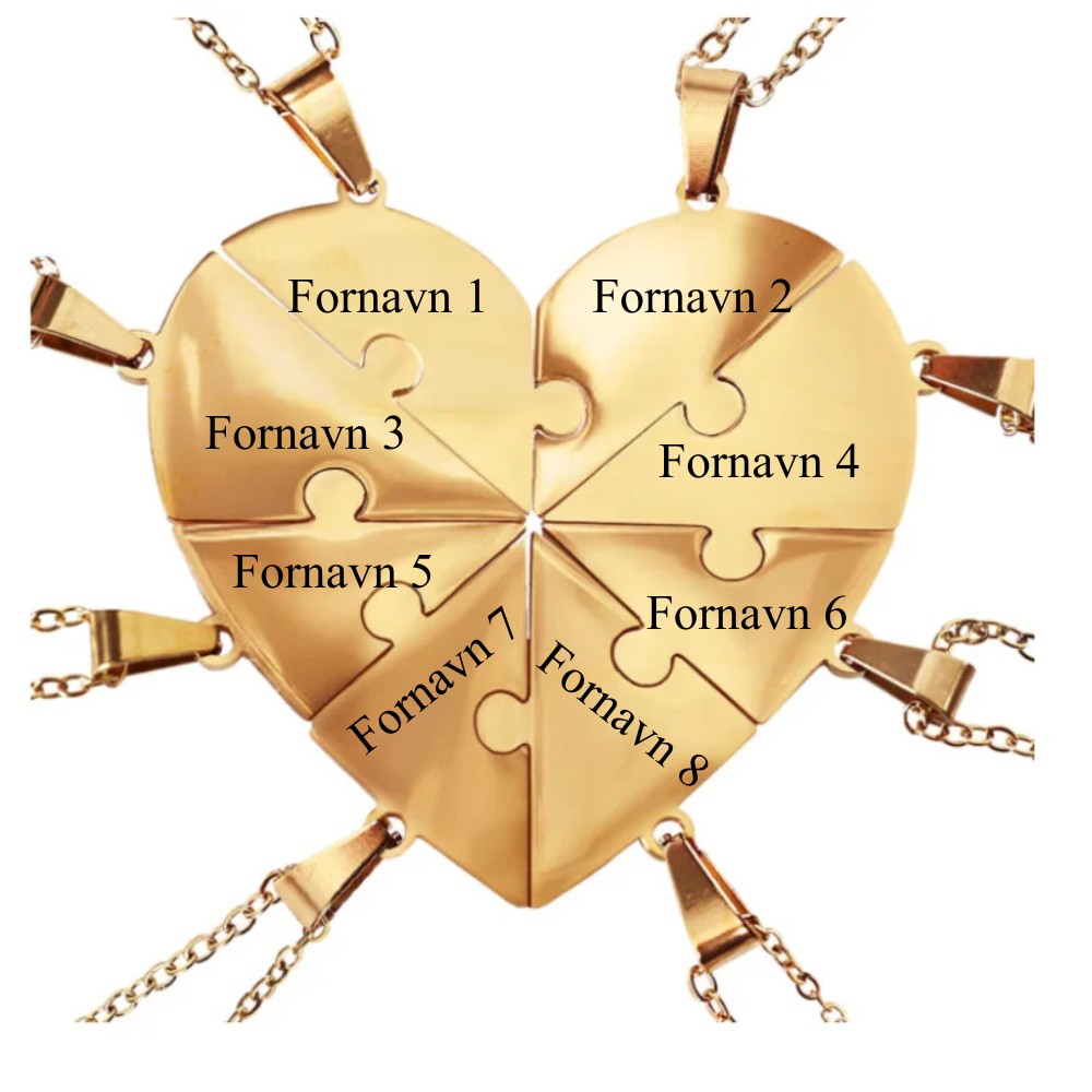 Hjerteformet puslespilskæde My Lovin'®