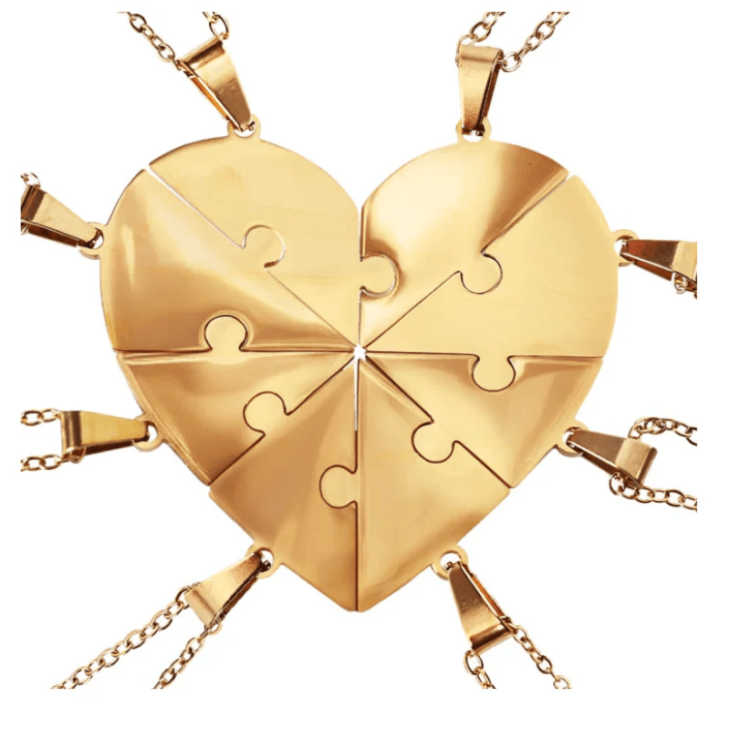 Lien Éternel™ - Collier puzzle famille personnalisé - Cotty Milano