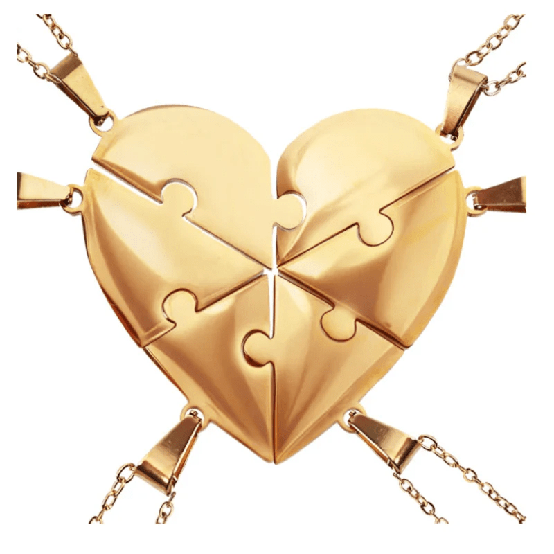 Lien Éternel™ - Collier puzzle famille personnalisé - Cotty Milano