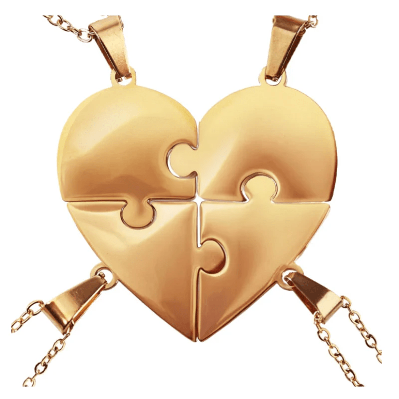 Lien Éternel™ - Collier puzzle famille personnalisé - Cotty Milano