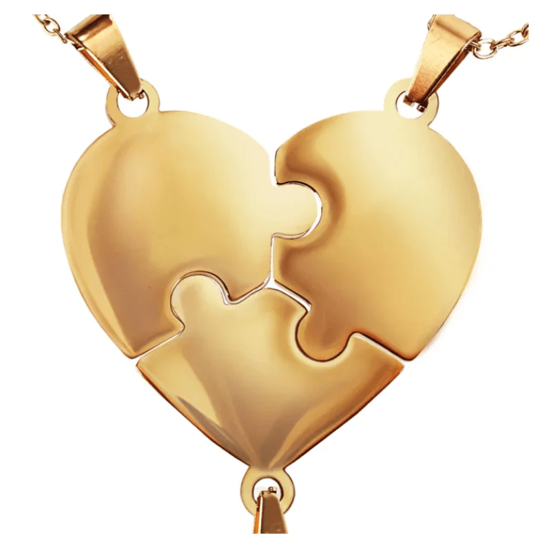 Lien Éternel™ - Collier puzzle famille personnalisé - Cotty Milano