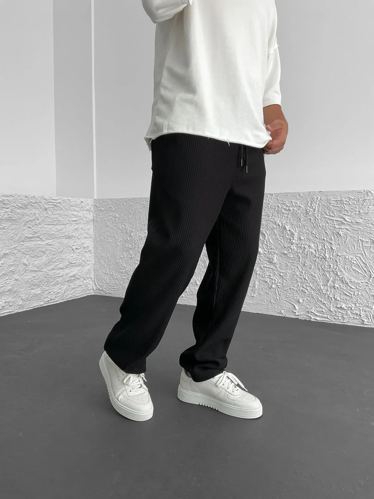Pantalon côtelé coupe décontractée - Cotty Milano