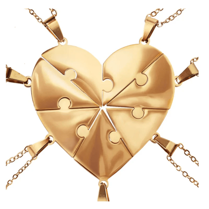 Lien Éternel™ - Collier puzzle famille personnalisé - Cotty Milano