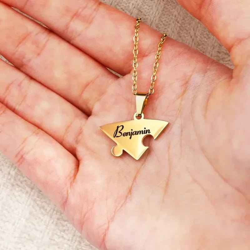 Lien Éternel™ - Collier puzzle famille personnalisé - Cotty Milano