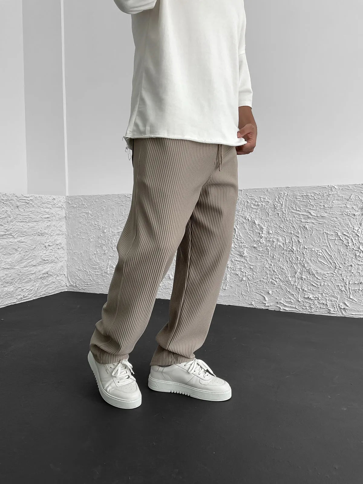 Pantalon côtelé coupe décontractée - Cotty Milano